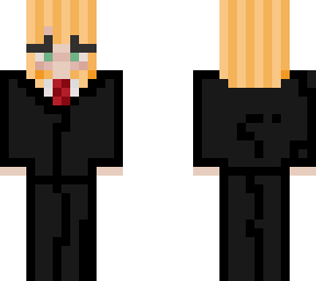 strawberry blonde in a suit (my 1st attempt)