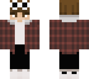 xander in flannel jacket