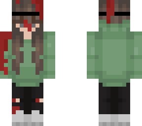 || green girl no mask beat up||
