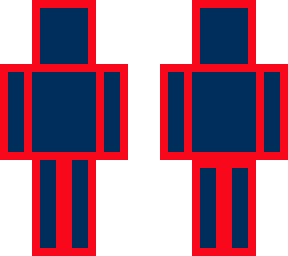 3d red man