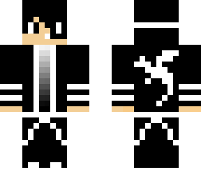 black and white dragon hoodie(for steve)