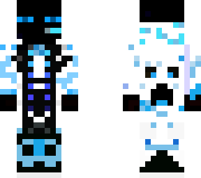blue cool enderman xd