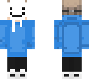 blue skin mask