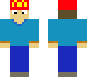 boy with mcdonalds hat