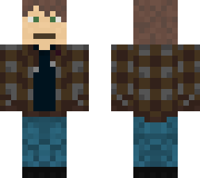 brown plaid guy