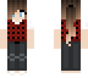 checkered vest girl