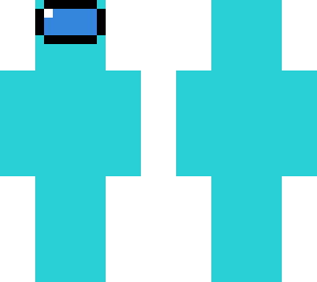 cyan crewmate.