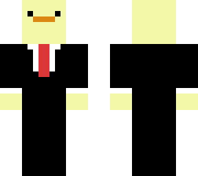 ducky in a suit