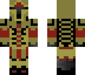 evil red and gold and black night