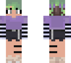 green hair