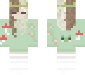 green with different hair