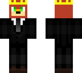 leon con traje xd