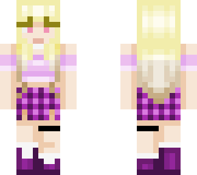 lilac girl aesthetic ~ by mairayaaa