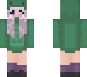 my oc in a karl frog hoodie