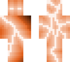 orange lightning herobrine