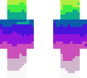 painted rainbow skin