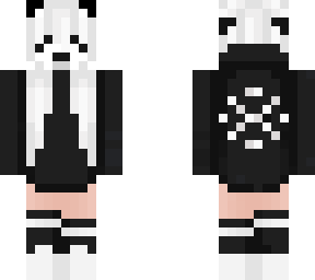 panda person with panda mask