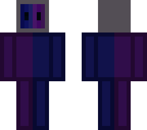 purple and blue tv guy