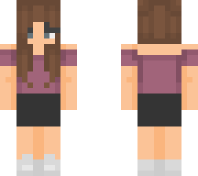 purple summer e-girl