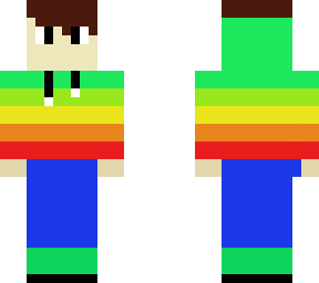 rainbow gamer boy