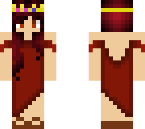 red dress