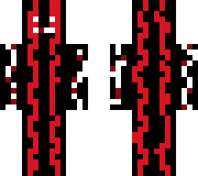 red white monster