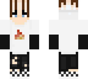 sapnap hoodie boy with brown/blonde hair