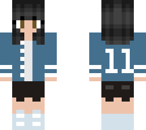 sports letterman jacket girl