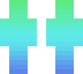 teal to blue ombr