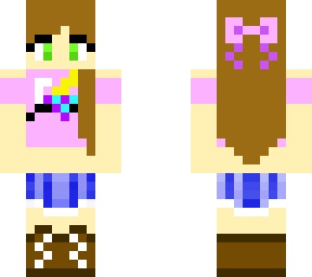 unicorn skirt girl pink