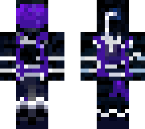 wounded purple astronaut skin more blood and non cut (made this for my friend)