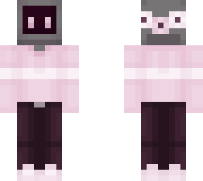.: pink tv head with flower crown :.