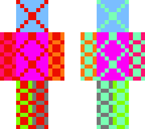 backwards skin - check description