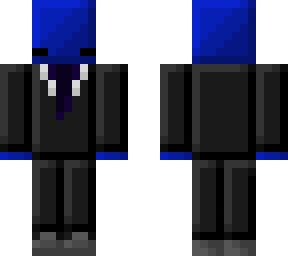 blue barry in a suit