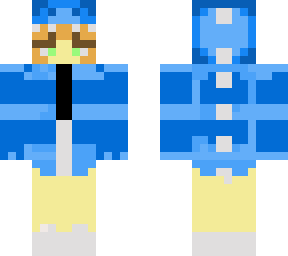 blue dinosaur costume