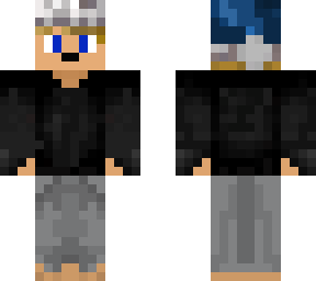 blue hat!