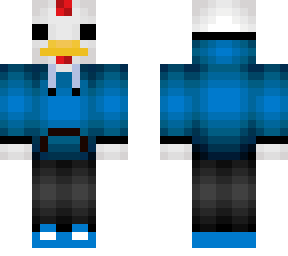 blue hoodie chicken