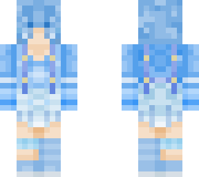 bluish girl