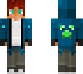 boy with blue hood