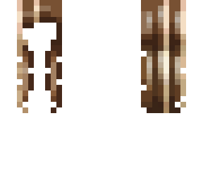brunette with blonde streaks hair base