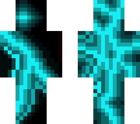 cyan lightning herobrine - credit to flumsy