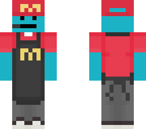 cyan mcdonalds employee