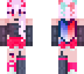 dragon wolf devil girl
