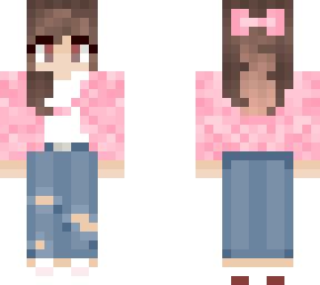 edit pink sweater