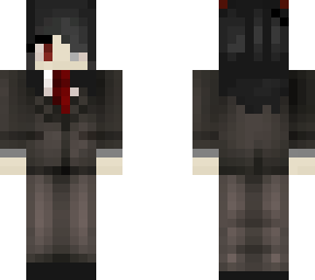 emo girl with suit