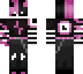 emo goth boy pink black