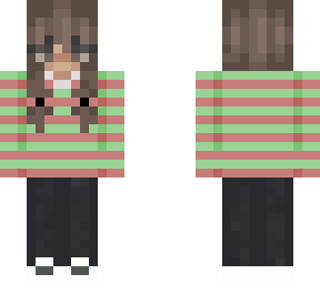 girl with striped shirt