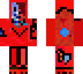 half lva half blue flame boy