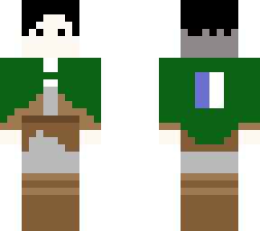 levi with cloak