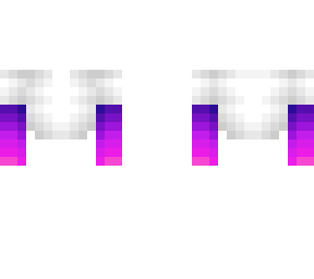 ob - white crop w/ purple ombre pink